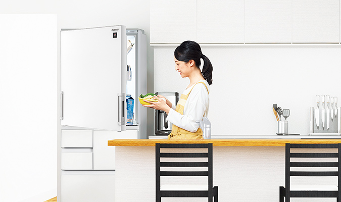 選べるドアタイプ | プラズマクラスター冷蔵庫の特長 | 冷蔵庫：シャープ