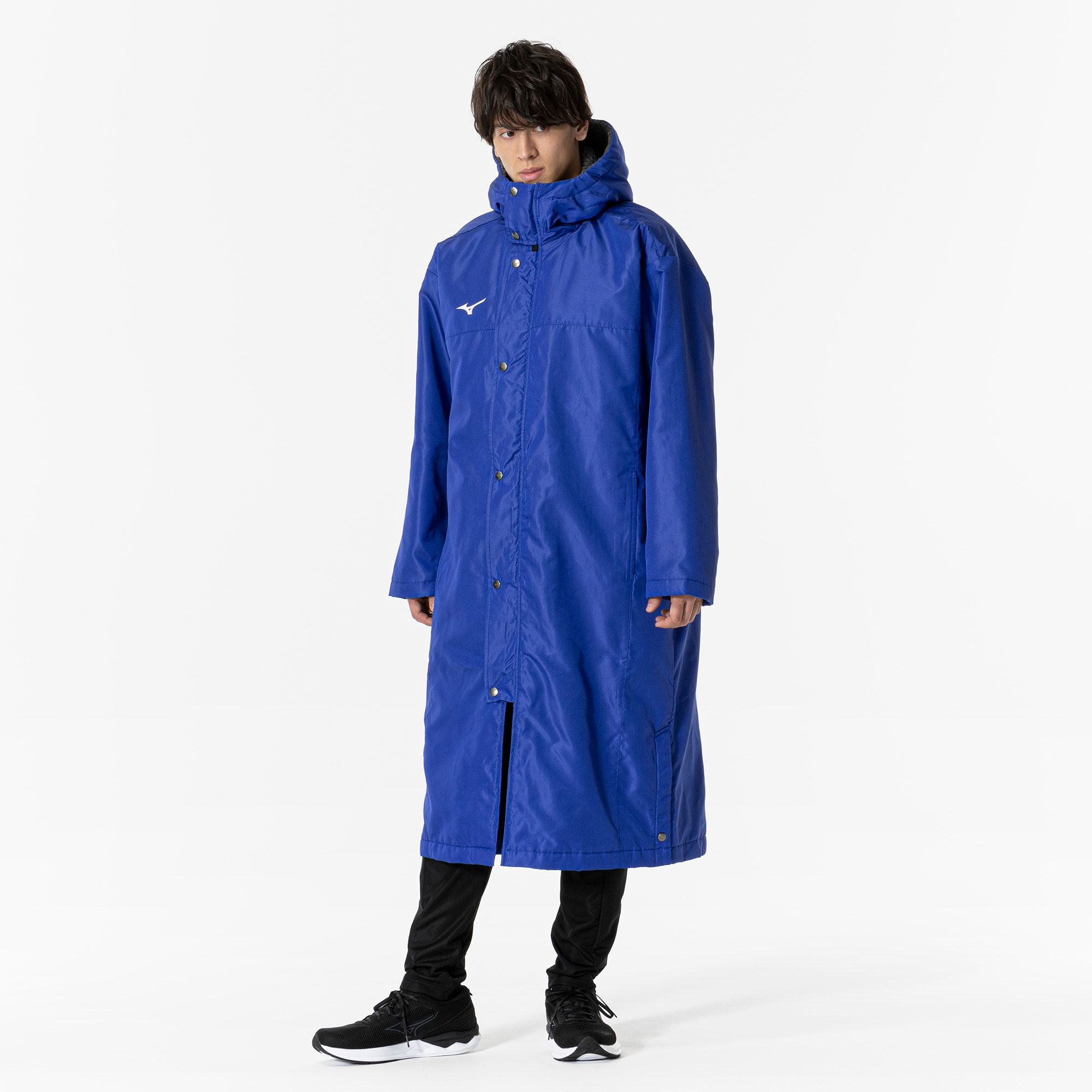 中綿ロングボアコート|32JE8555|ミズノトレーニング|トレーニング