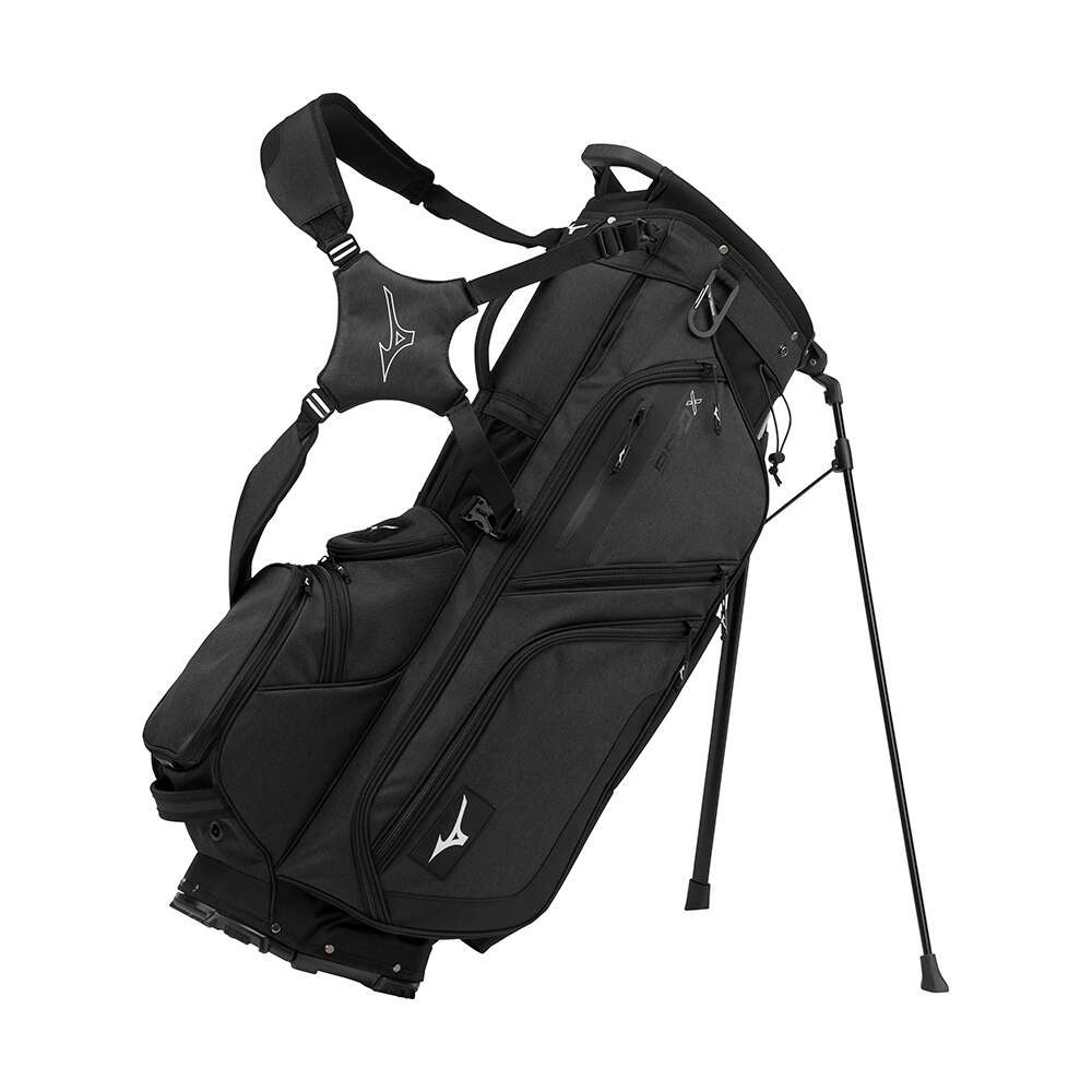 monzee ブラック スタンドゴルフバッグ Yahoo!オークション - 【美品