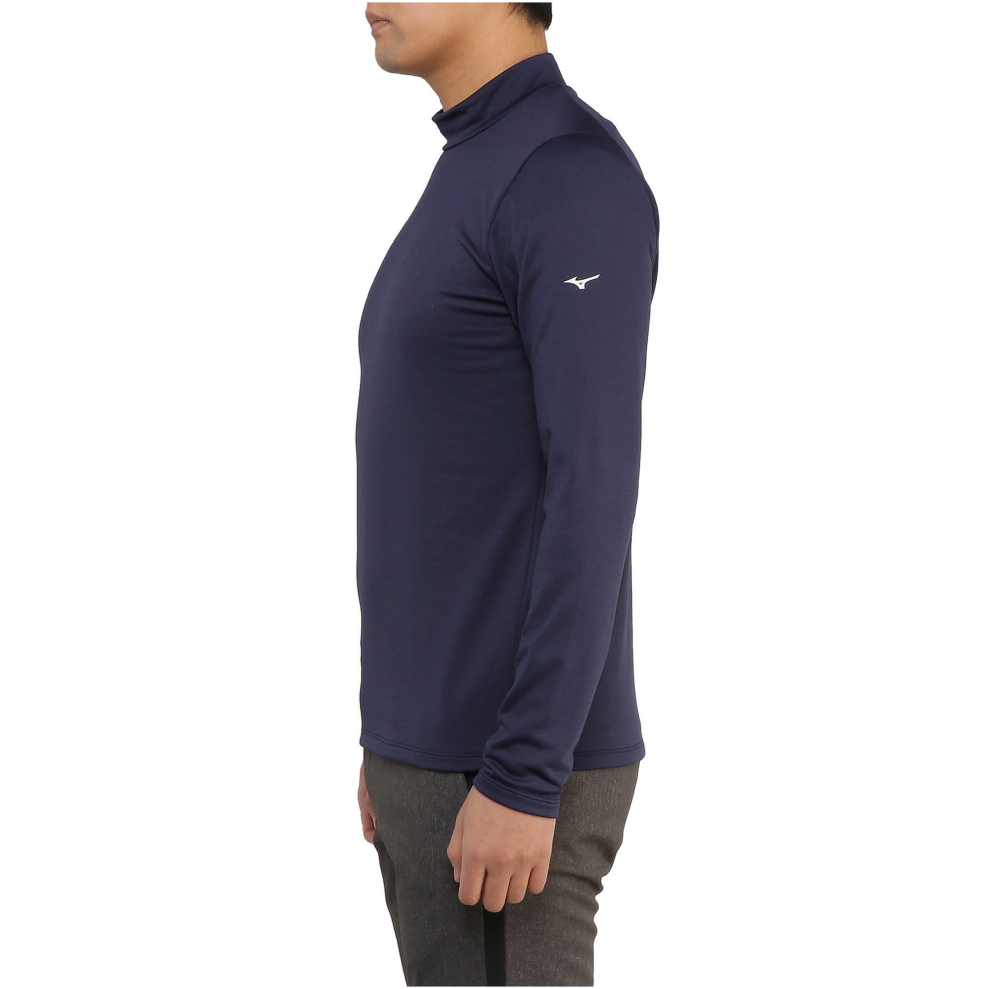 モックネックシャツ(大きいサイズ)|E2JAA552|長袖シャツ|ゴルフウエア