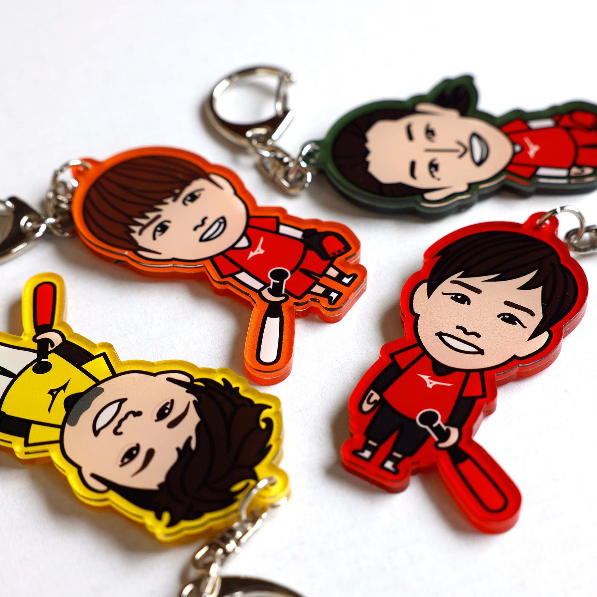 ソフトボールブランドアンバサダー キャラクターキーホルダー|16JRGQ01