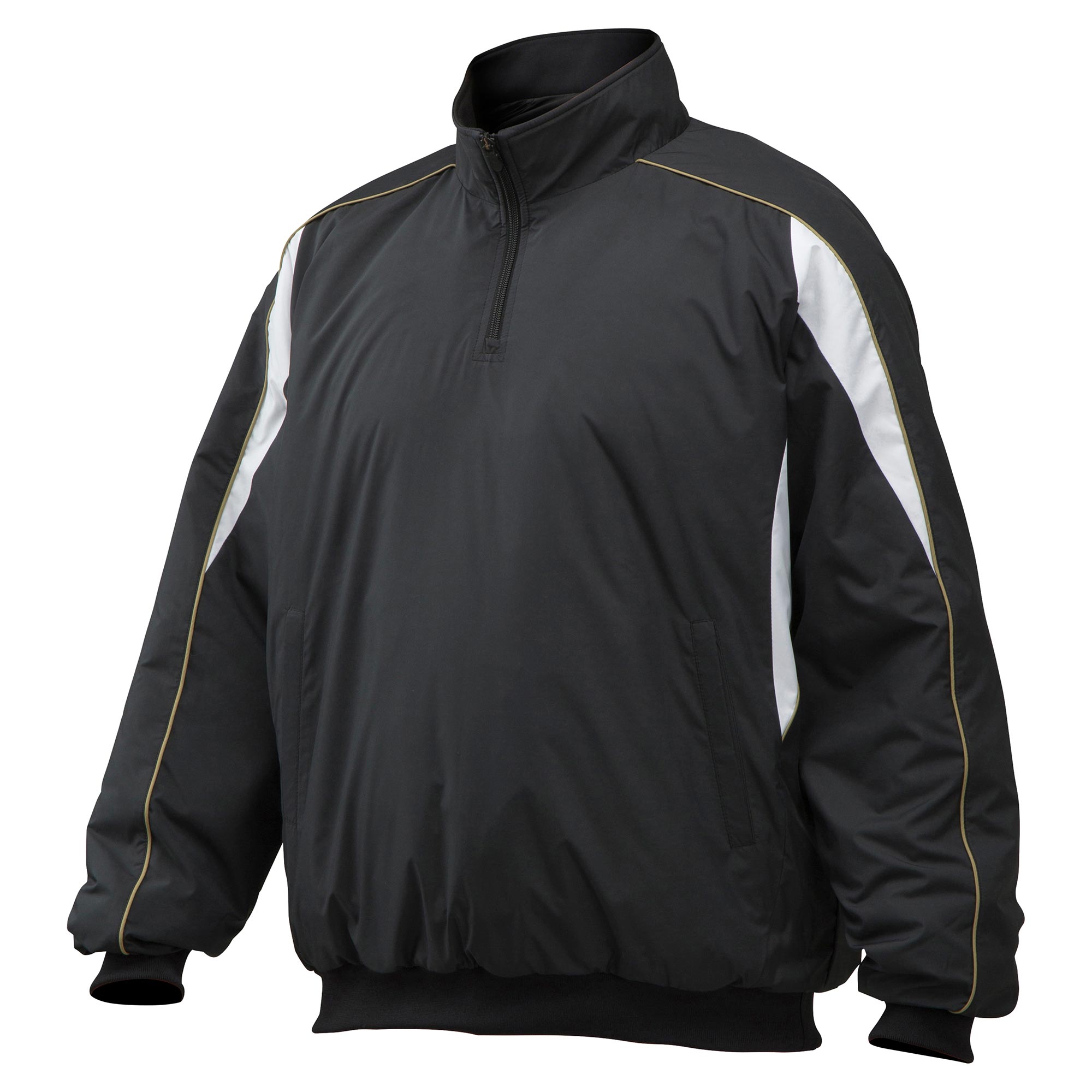 ストレッチ／防風】ハーフZIPジャケット(中綿)|12JE9V32|ウエア|野球