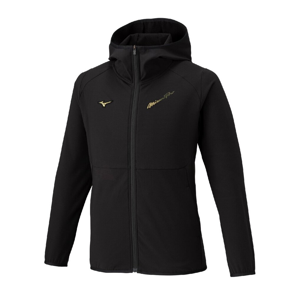 ミズノプロ／ストレッチ／防風】テックシールドフーディ|12JECW77