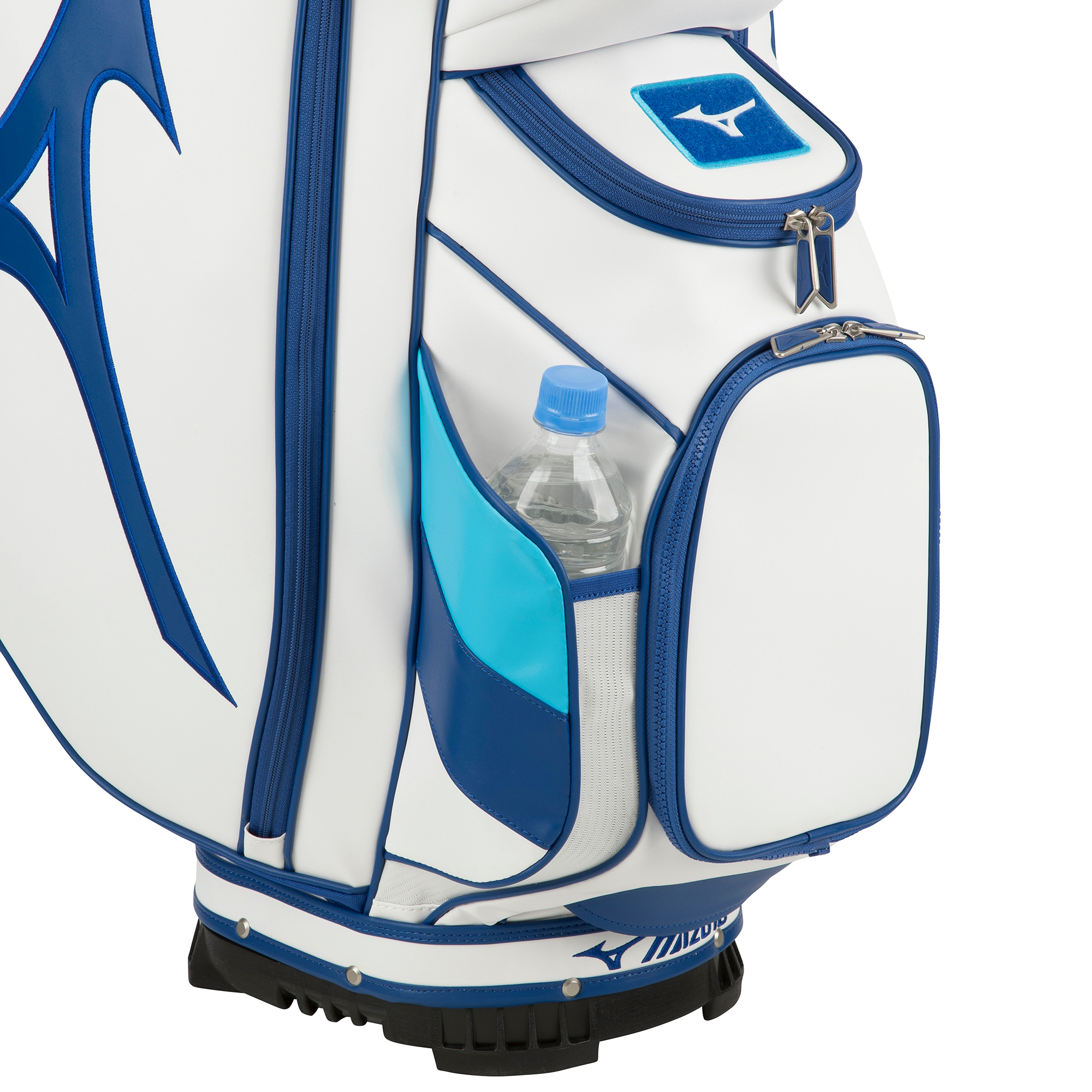 限定＊TOURAD キャディバッグ ホワイト/ブルー＊フード有り 限定