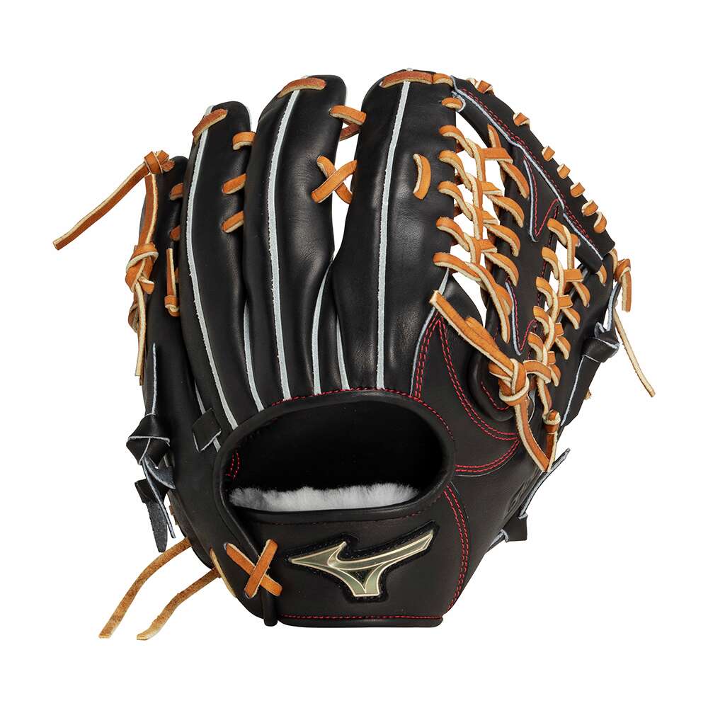 硬式野球グローブ 黒 レザー ミズノ 硬式野球グローブ 黒 レザー