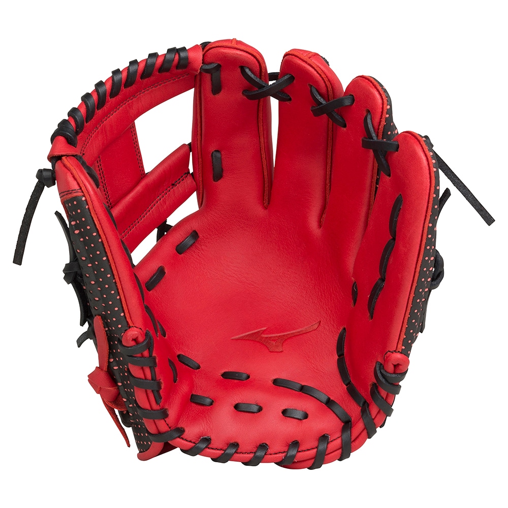 Mizuno Vanish Stage グローブ 黒/赤 Mizuno Vanish Stage グローブ 黒