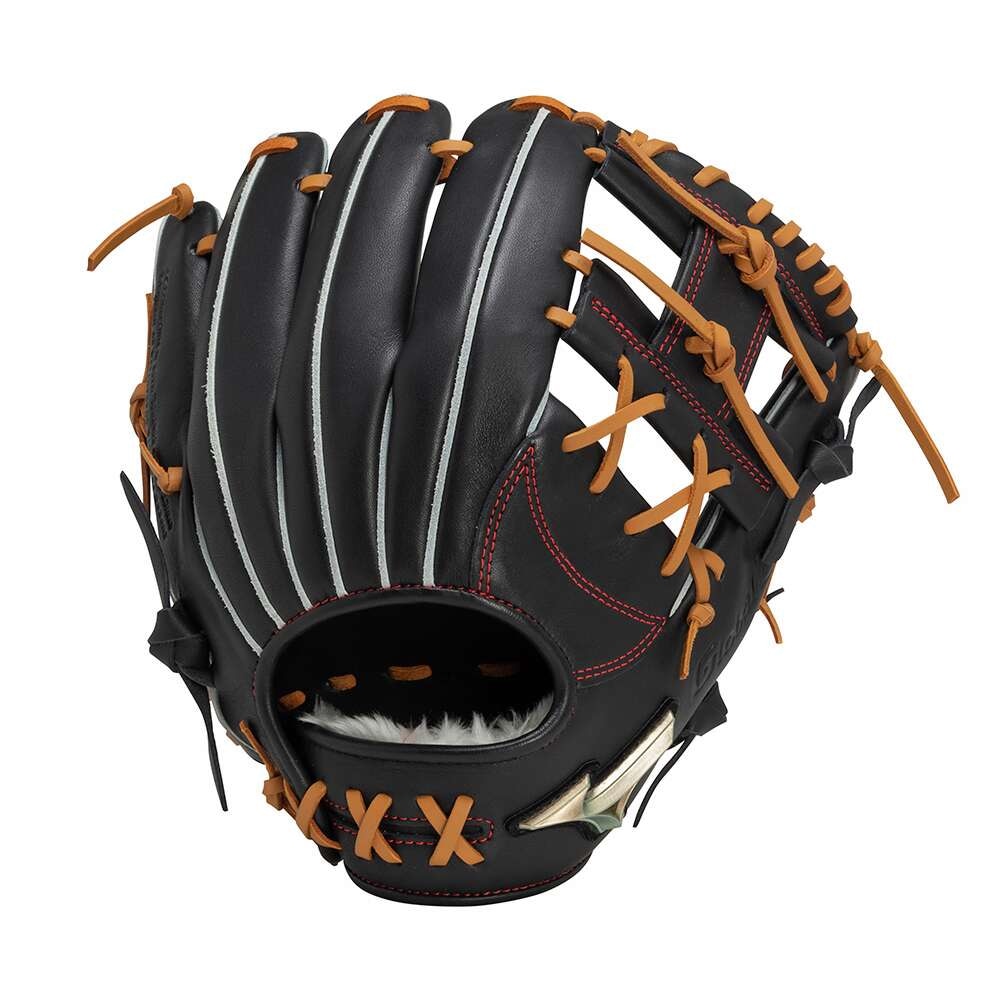 日本製 波賀ジャパン AXI型 ミズノプロ ダイバーシティブルー 内野手