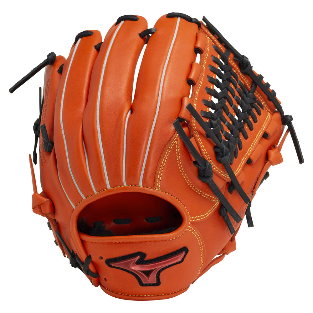 Mizunoファーストミット ソフトボール硬式グローブ オレンジ