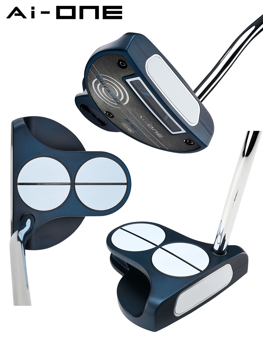 オデッセイ AI-ONE 2-BALL DB パター メンズ 右用 STROKE LAB 90 STEEL