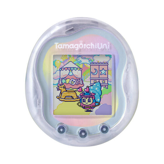 NEW] Tamagotchi Uni - Aurora Pink | Prism White Premium Bandai