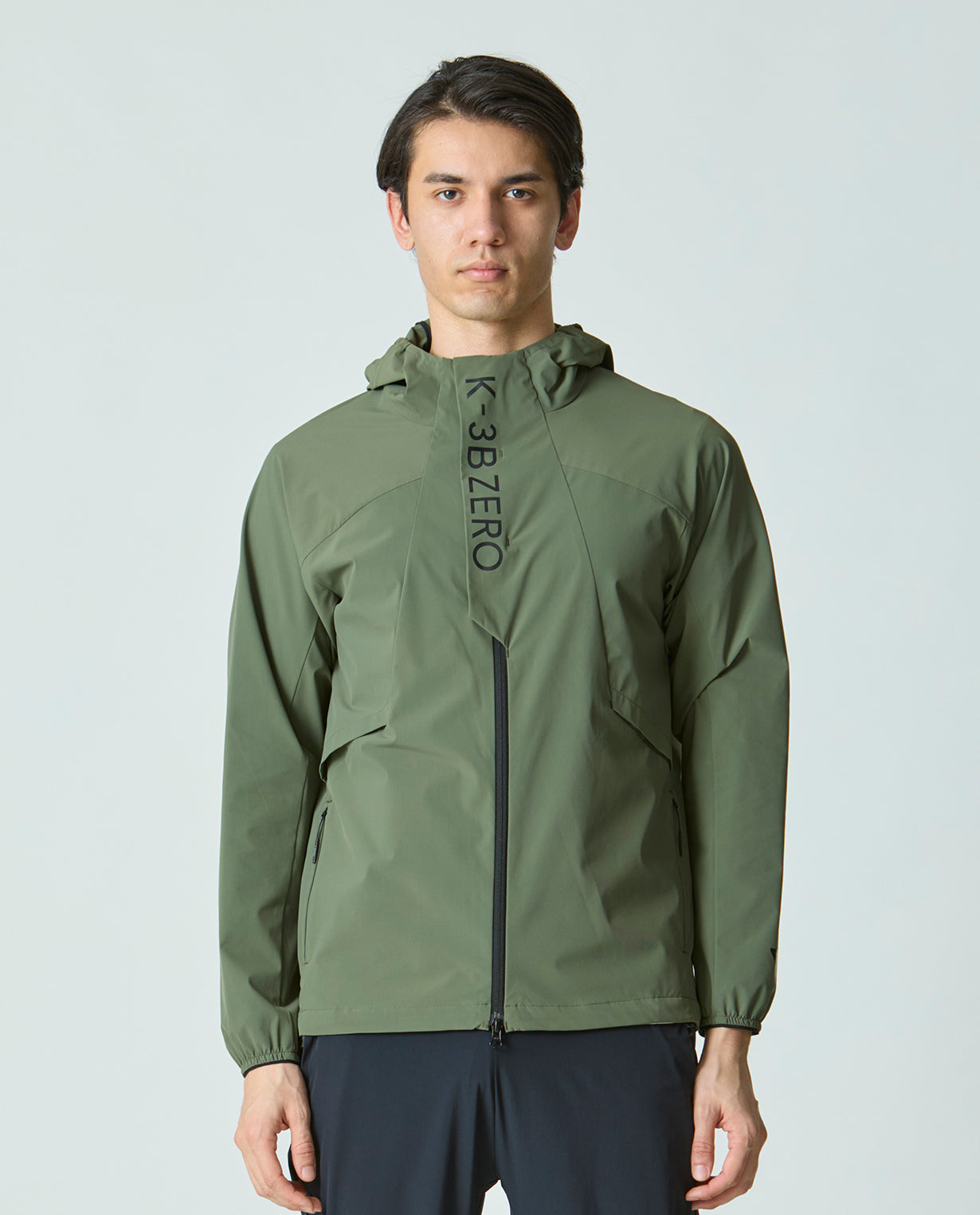 0_675_R アクティブストレッチ ライトウェイトジャケット (カーキ) – K