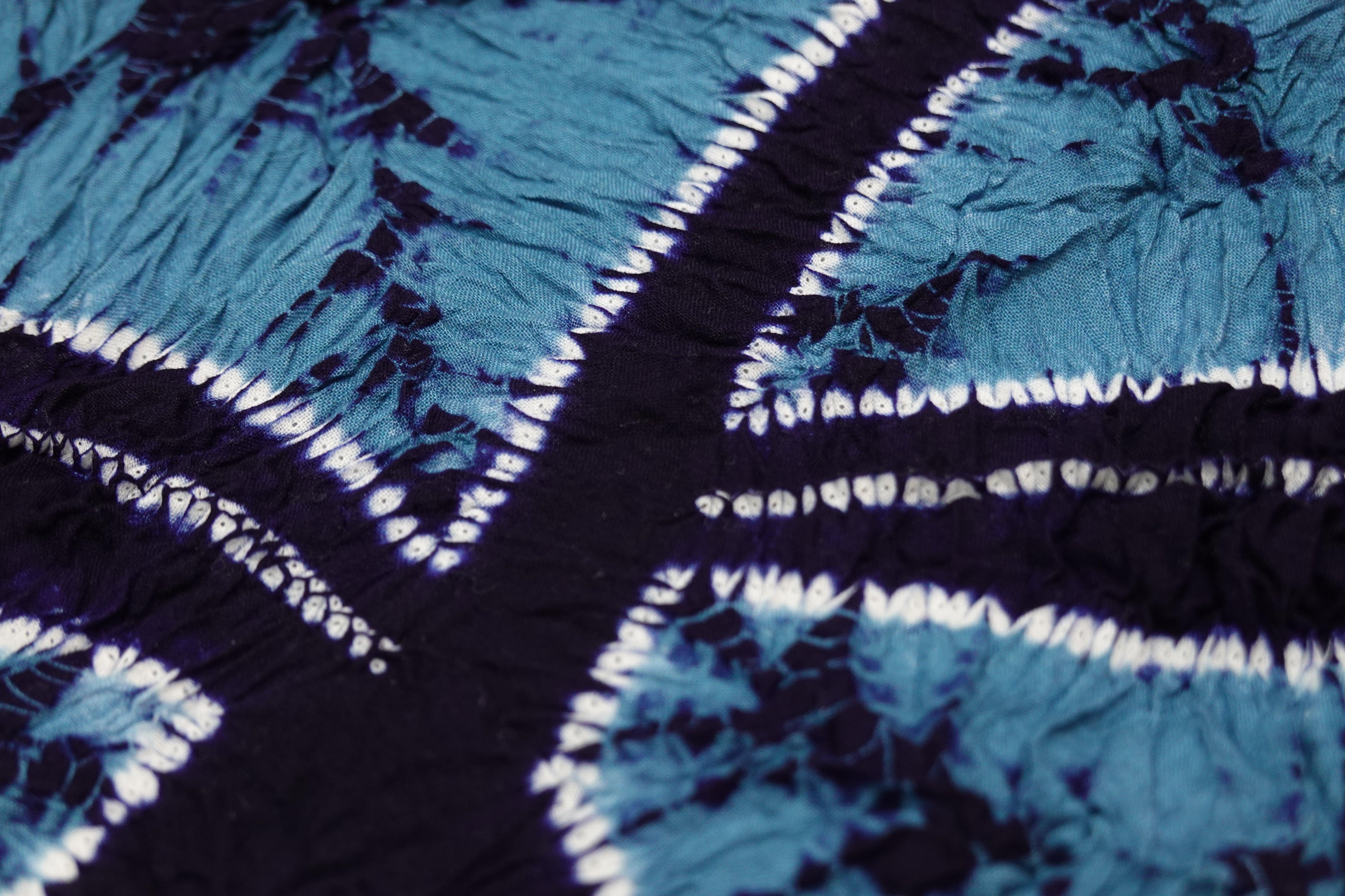 工芸絞り】有松絞 ”桜” 浴衣地【伝統的工芸品 有松鳴海絞】 – きものKUREHA