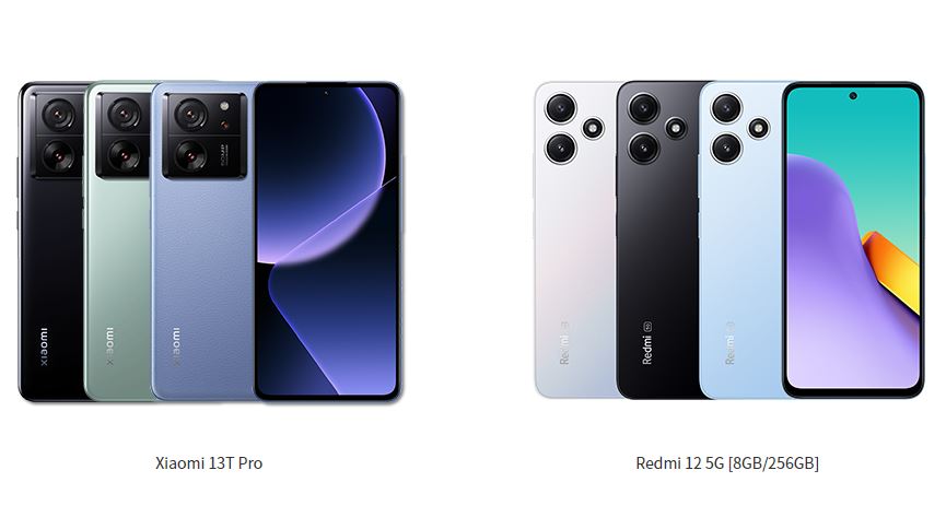 IIJmioで「Xiaomi 13T Pro」と「Redmi 12 5G（8GB/256GB）」、8日発売