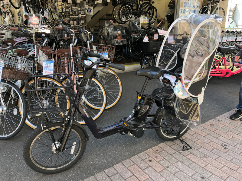 941のイクメン徒然】自転車に前乗せタイプのチャイルドシートを追加し