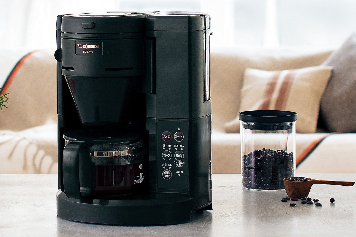 象印、挽きたてを楽しめるコーヒーメーカー「珈琲通」がコンパクトに