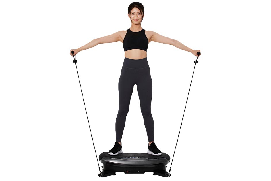 乗るだけライザップ”、揺れる振動ボードで体幹トレーニング - 家電 Watch