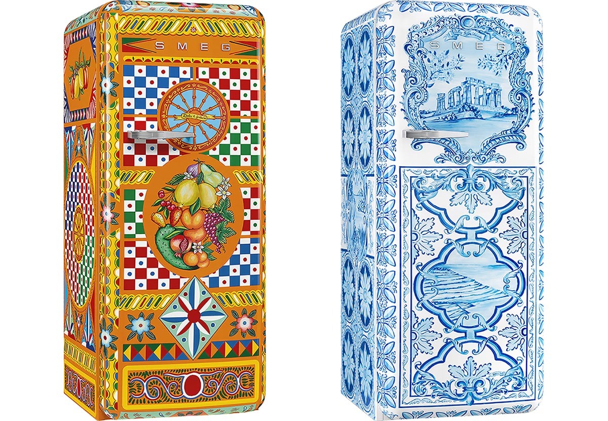 イタリア発、ドルチェ&ガッバーナとコラボした220万円の冷蔵庫 - 家電