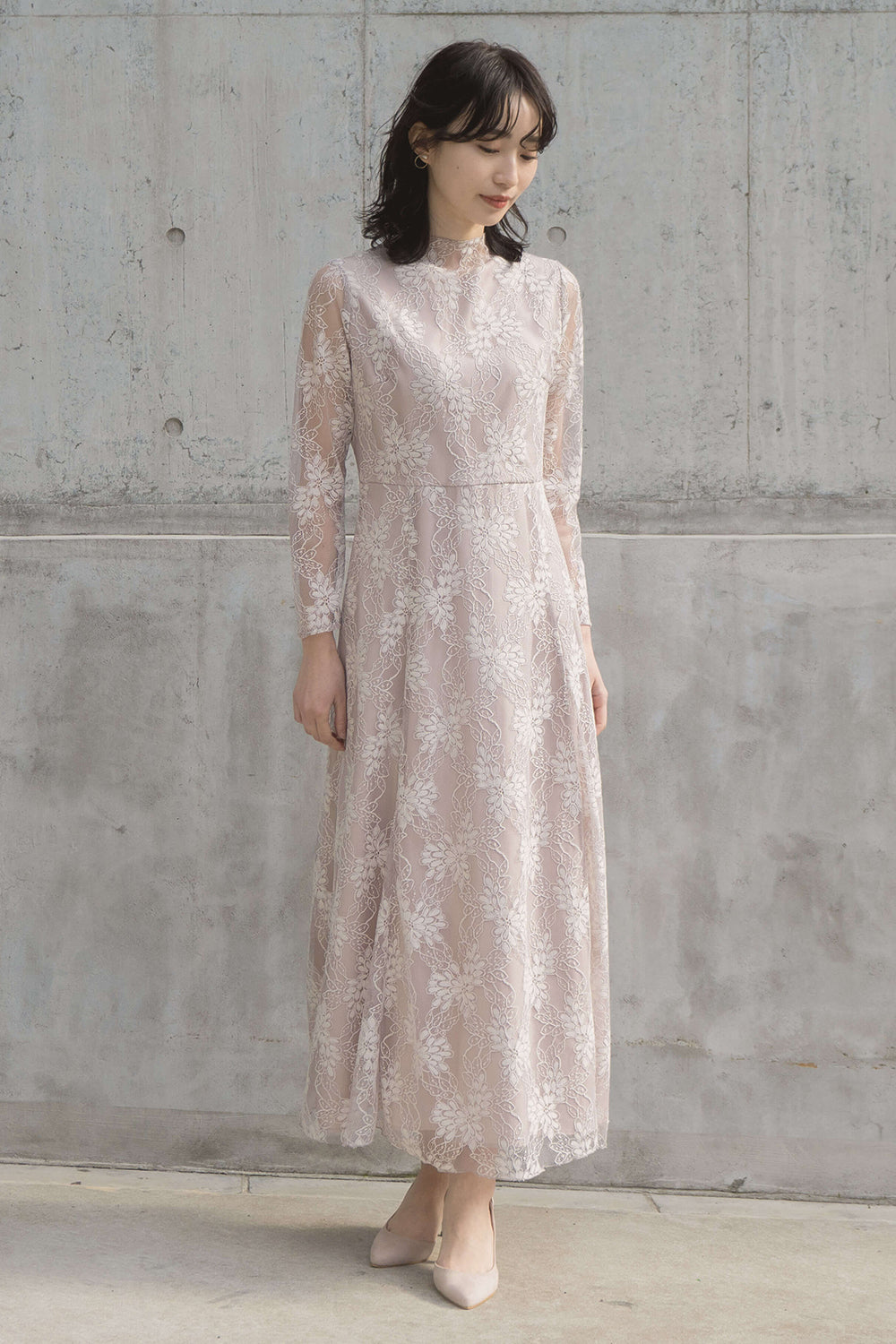 kaene公式オンラインストア オールレースメロウワンピース / 800139