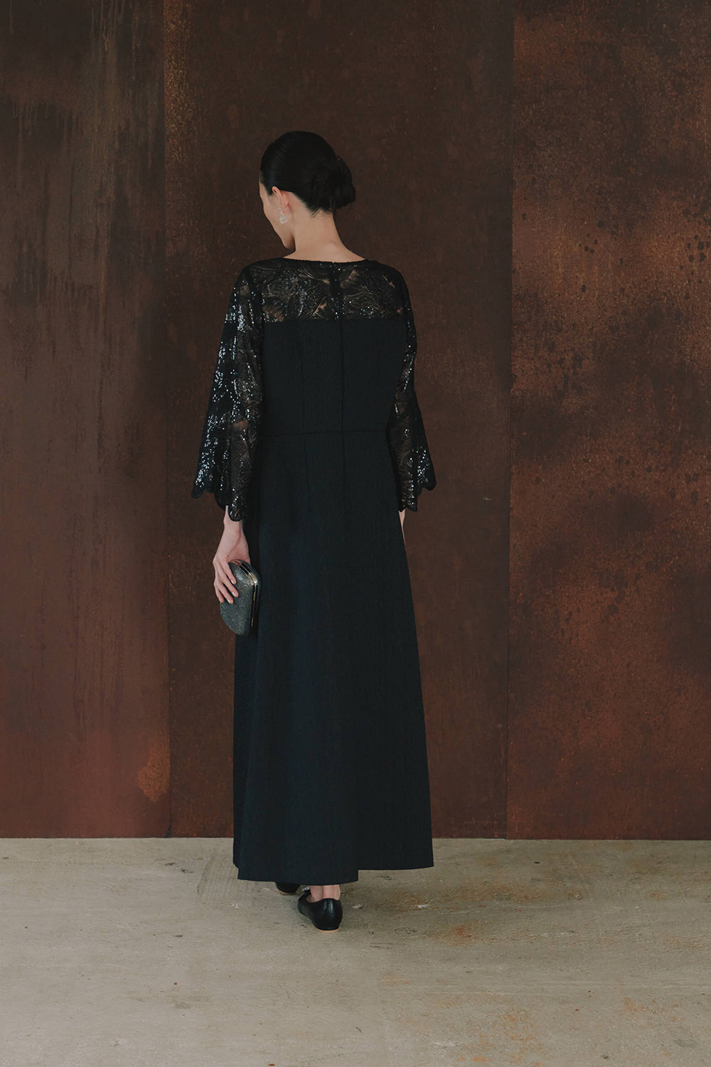 kaene公式オンラインストア ブリエレースジャカードコンビドレス