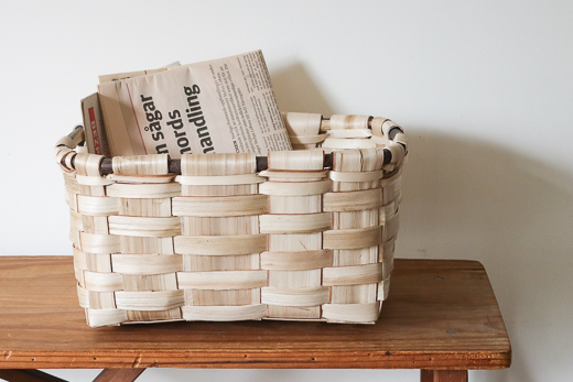 スペイン 栗 収納かご (M)