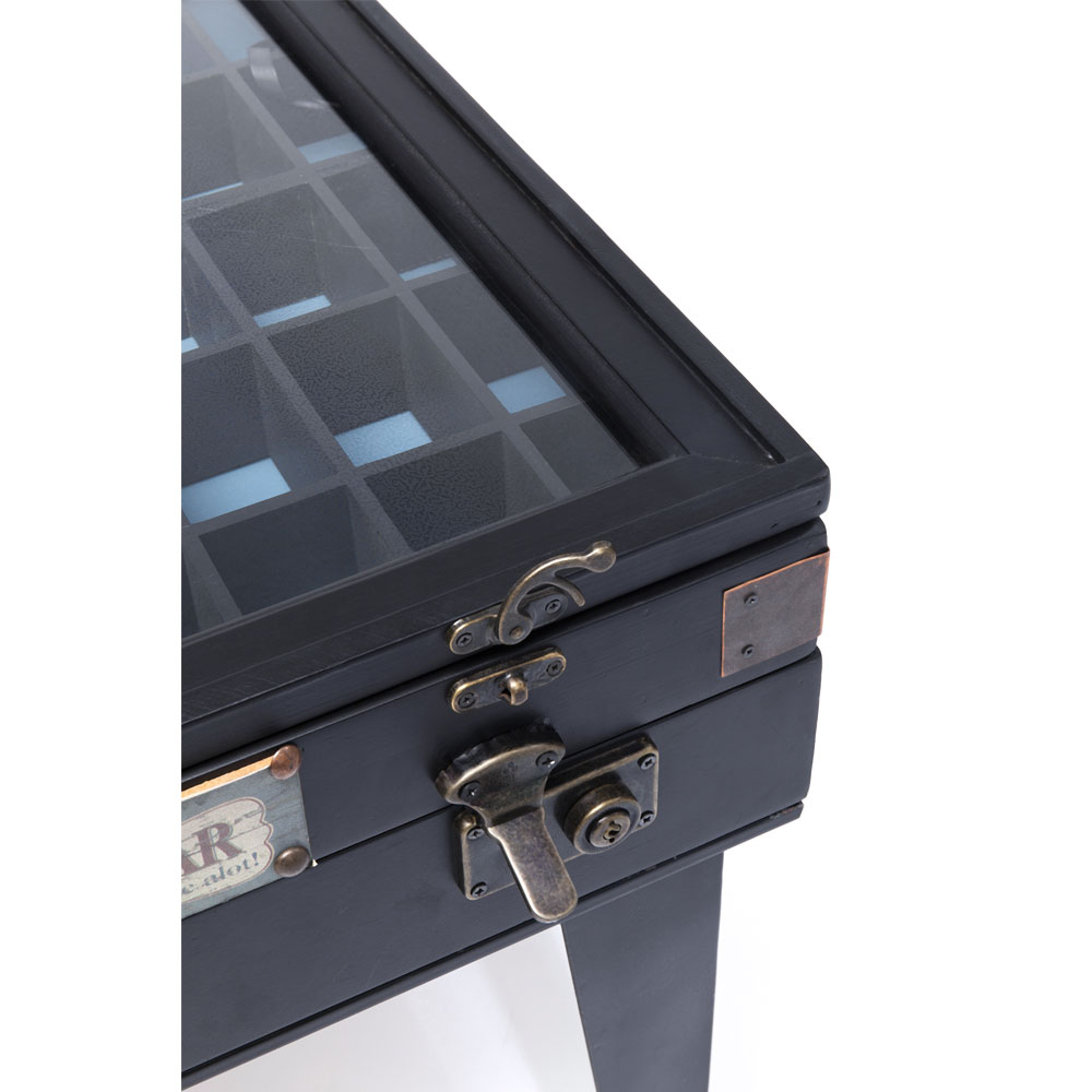 廃番】コレクターブラック 55x55cm サイドテーブル - サイドテーブルの