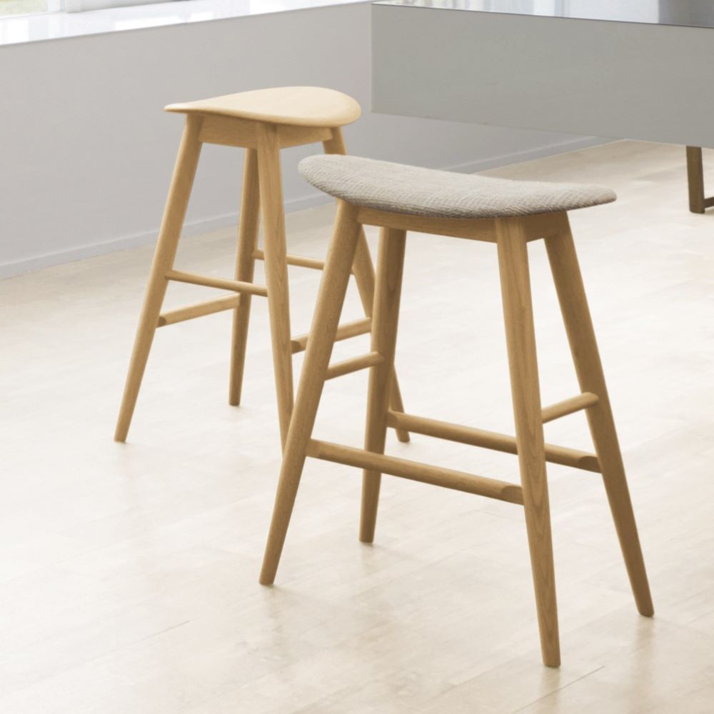 SELECTION ハイスツール張座EC18W(ウォールナット) – 柏木工株式会社