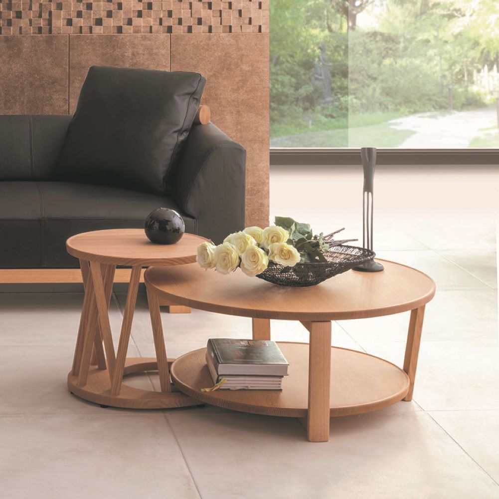 MODE センターテーブル(Φ850・1000)(オーク) – 柏木工株式会社