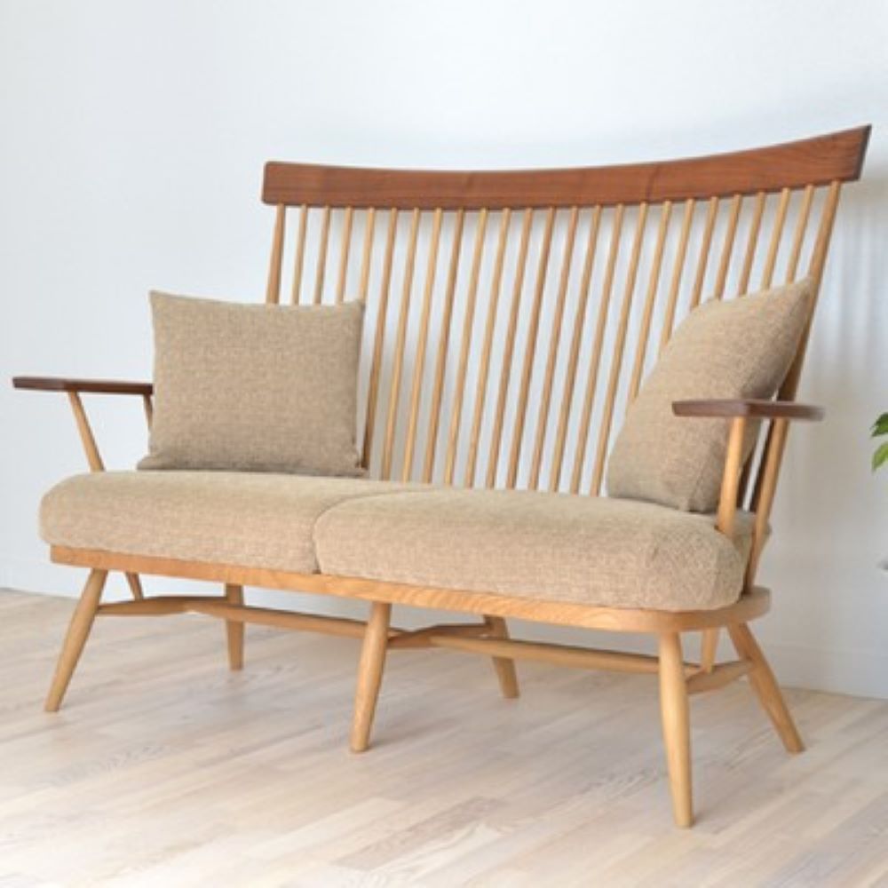 Takayama Wood Works 2人掛けラブチェア WLC66K – 柏木工株式会社