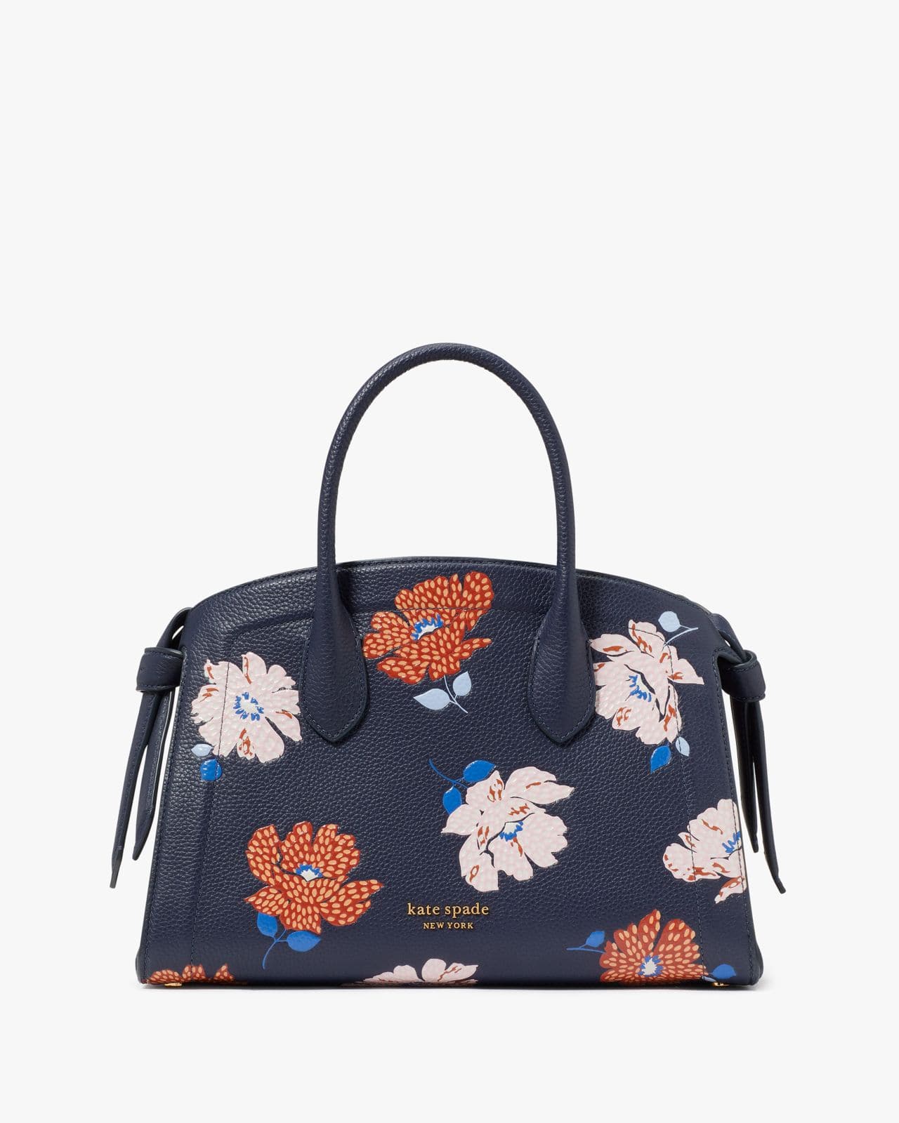 Knott Dotty Floral Medium Zip Top Satchel