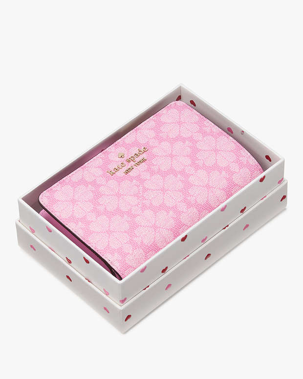 スペード フラワーミディアム コンパクト バイフォールド ウォレット