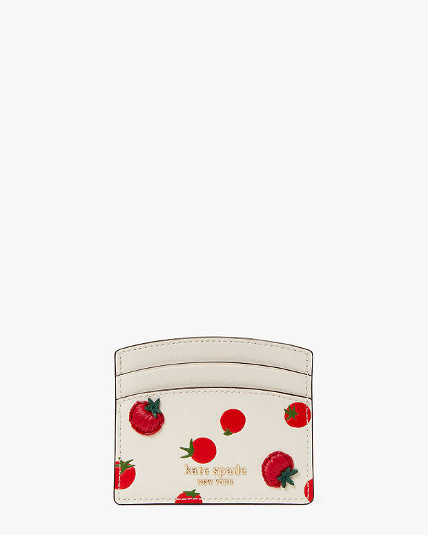 スペンサー トマト ドット エンベリッシュ カードホルダー | ケイト