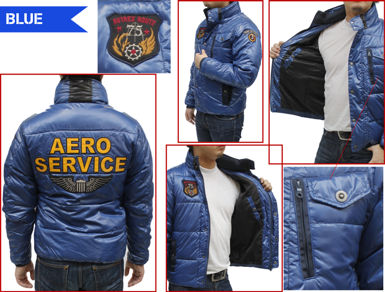 AVIREX ジャケット アヴィレックス 中綿入り パディングジャケット 6122050