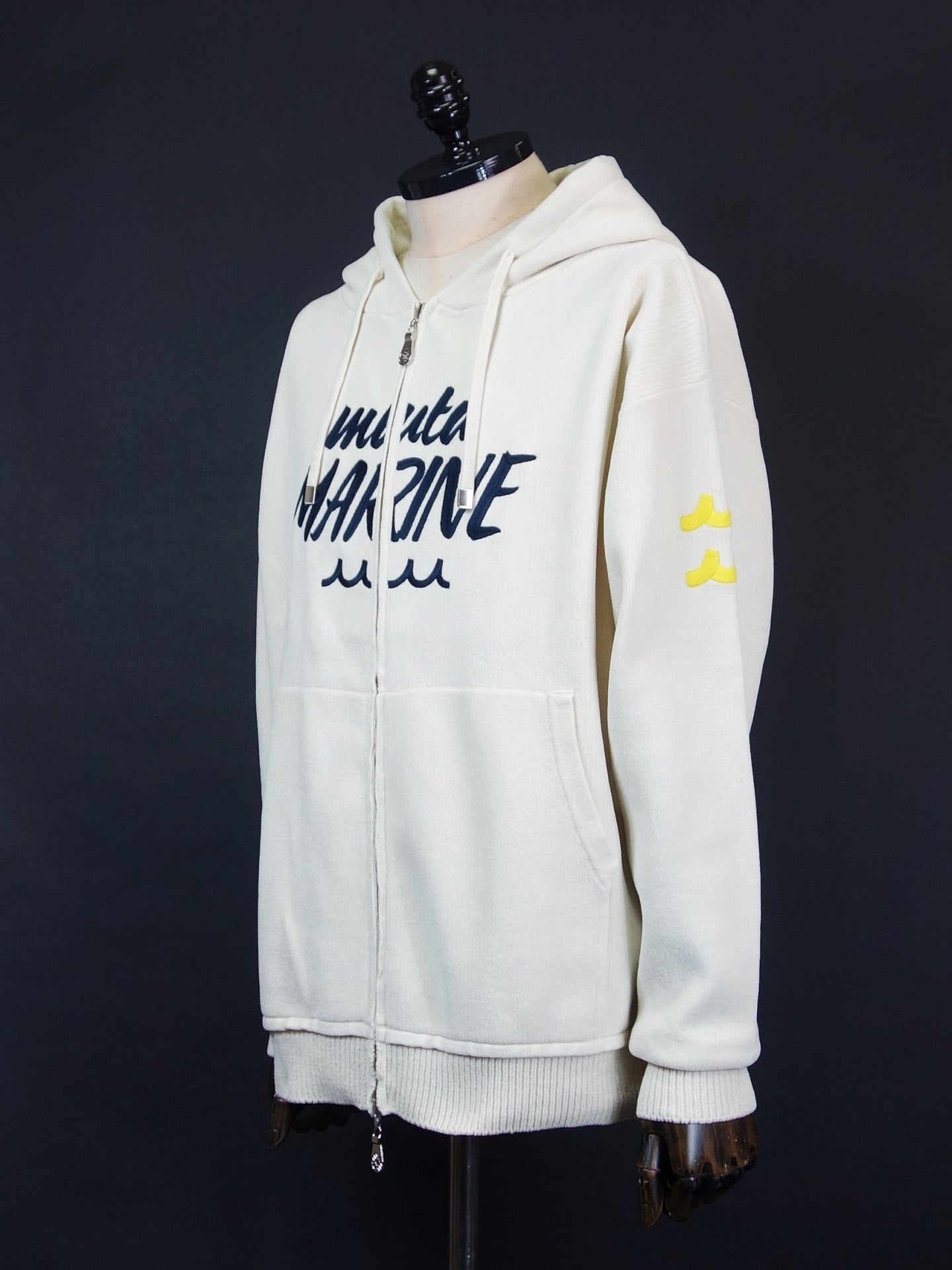 muta MARINE モールスムースニットジップアップパーカー MMTK-443384