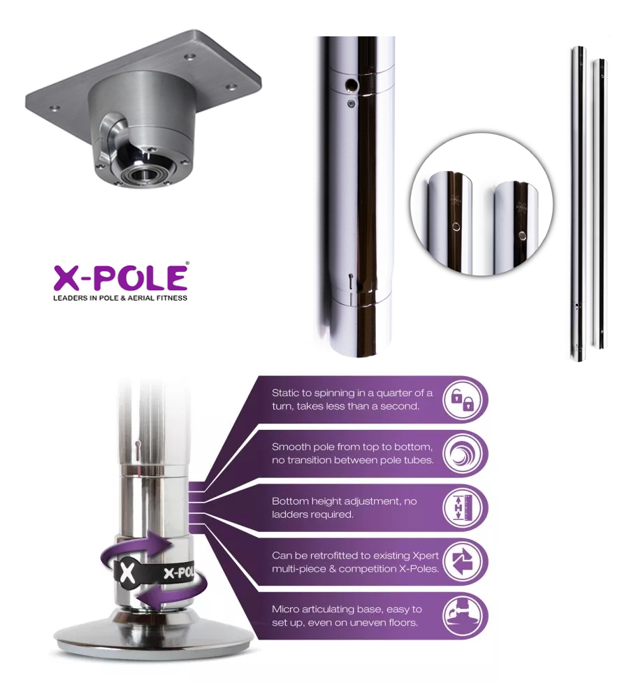 ポールダンス用ポール 組み立て方法 X-Pole Build-A-Pole