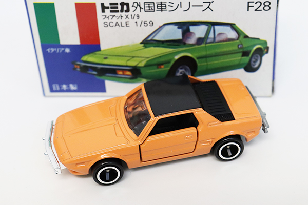 トミカ 外国車シリーズ F28 フィアットX1/9 トミカ 外国車シリーズ F28