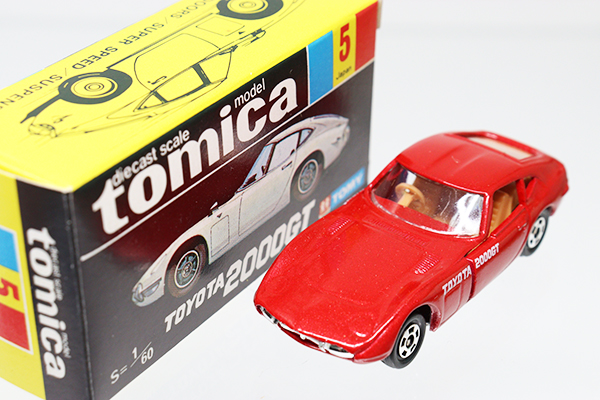 ミニカーショップ ケンボックス トミカ 黒箱☆5 1-28☆トヨタ2000GT