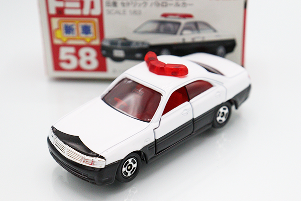 ミニカーショップ ケンボックス トミカ 赤箱☆58☆日産セドリック