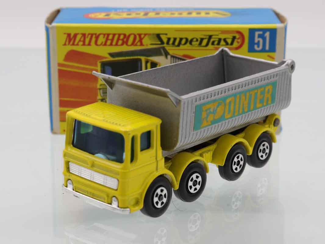 ミニカーショップ ケンボックス マッチボックス☆51☆8 WHEEL TIPPER