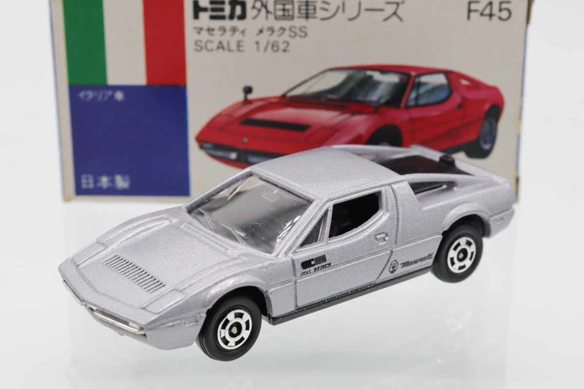 ミニカーショップ ケンボックス トミカ 青箱☆F45☆マセラティメラクSS