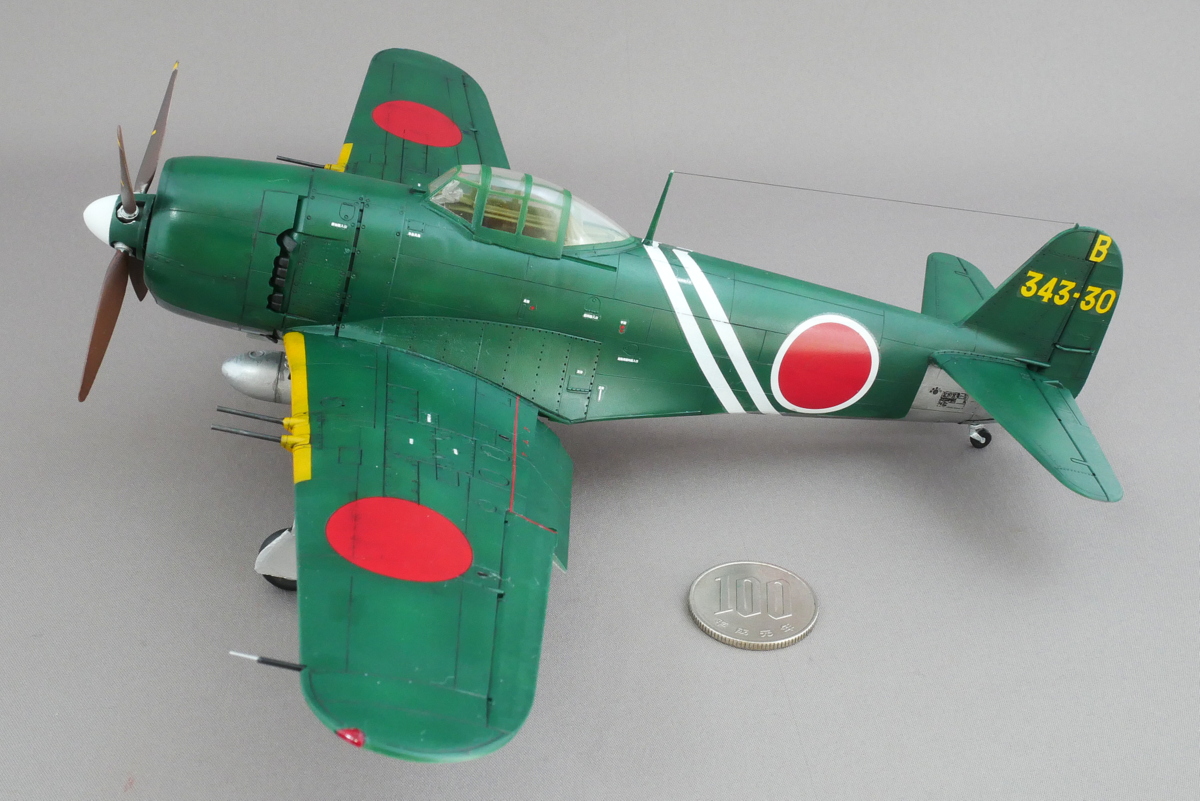 紫電改 後期型 川西 N1K2-J 大日本帝国海軍局地戦闘機 ハセガワ 1/48