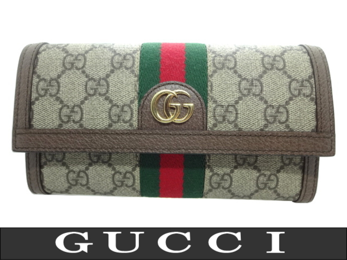 □グッチ□オフディア GG コンチネンタル ウォレット□長財布□523153