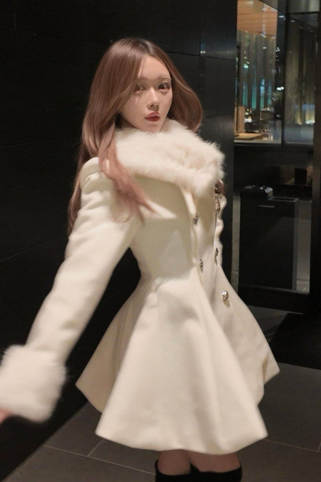 GORI'Z ゴリズ ファーコート ユニコーン マラチカラー 美品 外套（が