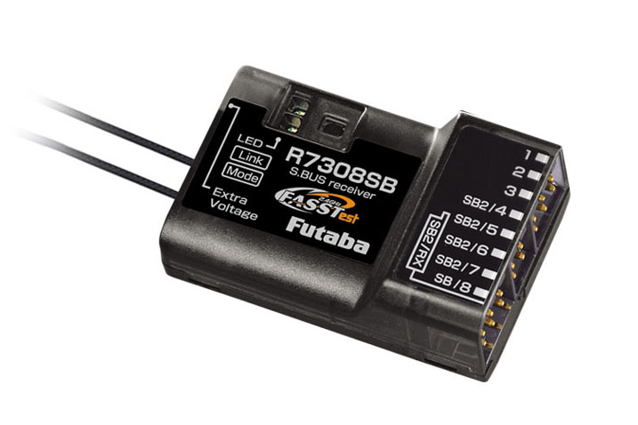 KK HOBBY 】 フタバ R7308SB（空用2.4GHz FASSTest方式） FUTABA 純正