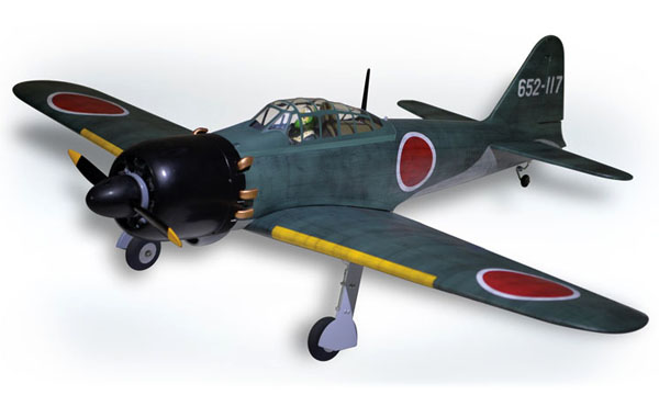 KK HOBBY 】 ZERO A6M GP/EP 46～.55 V2（電動リトラクトセット付