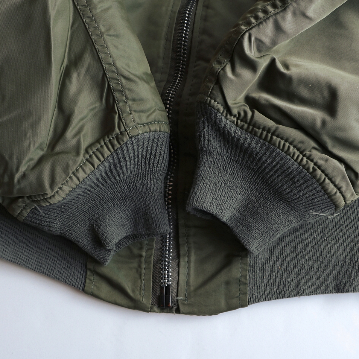 ALPHA MA-1 民間用 IDEALジップ フライト ジャケット USED メンズ