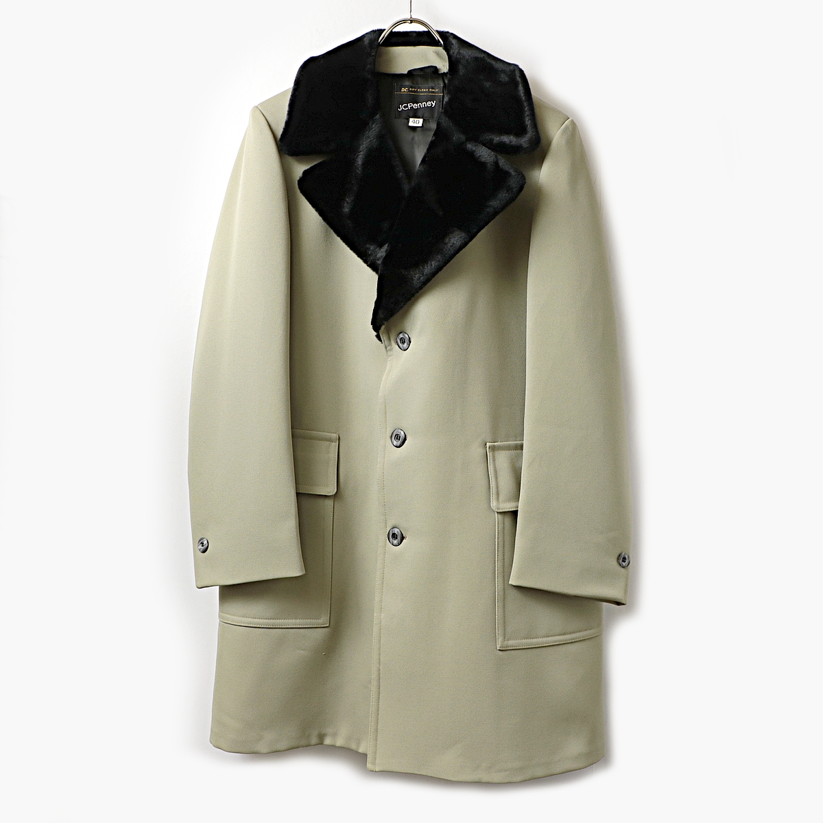 70s J.C.Penney 襟ボア ギャングコート 40R タグ付き – khaki select