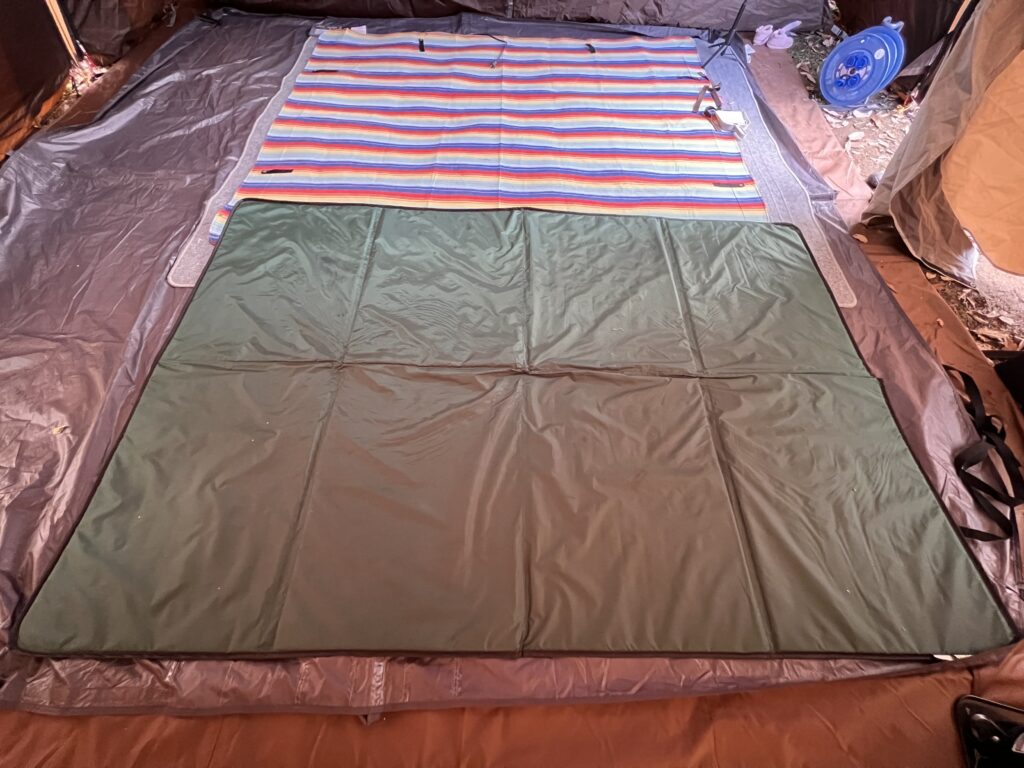 コクーン3でお篭りお座敷キャンプをする方法 坊主キャンパー