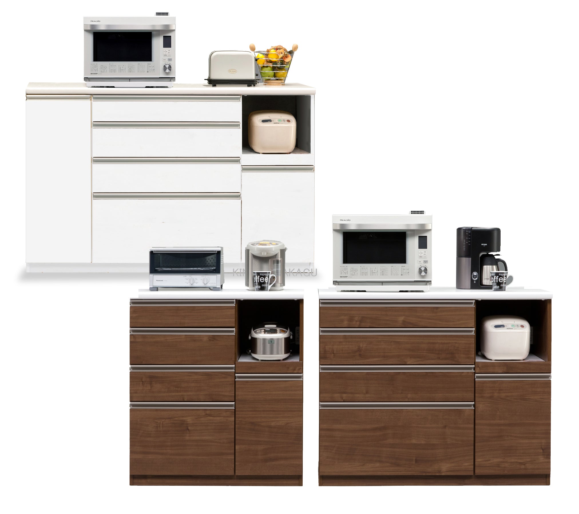 値下げ】古賀家具 キッチンカウンター セイント ウォールナット 値下げ