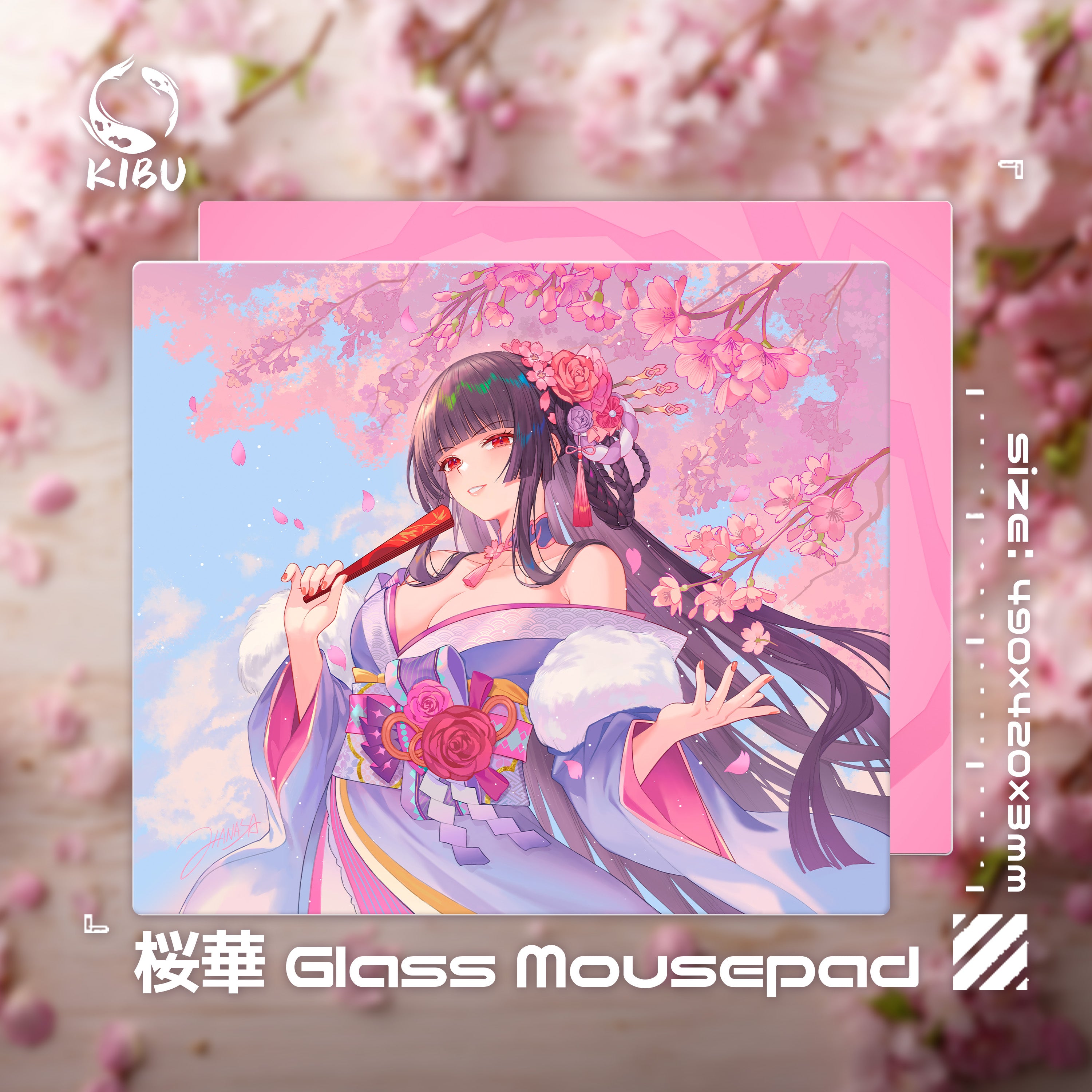 C107 美少女万華鏡 15周年 マウスパッド 蓮華 C107 美少女万華鏡 15