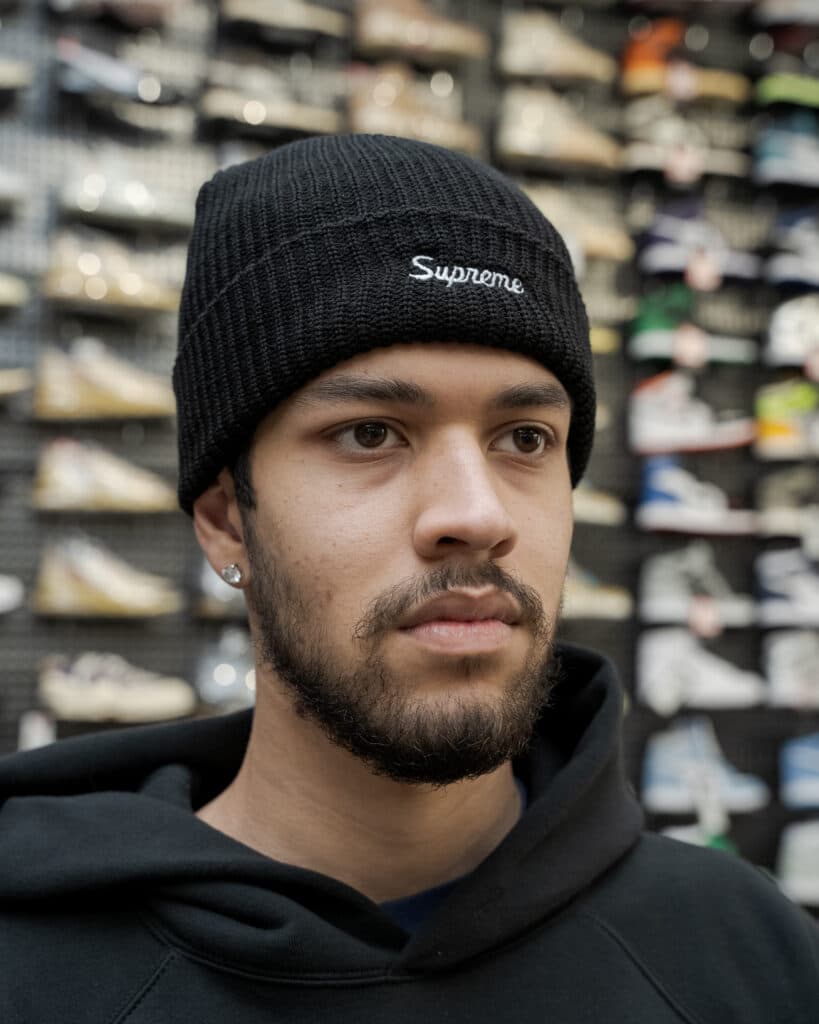 Buy Supreme Loose Gauge Beanie (FW21) Black Online in Australia